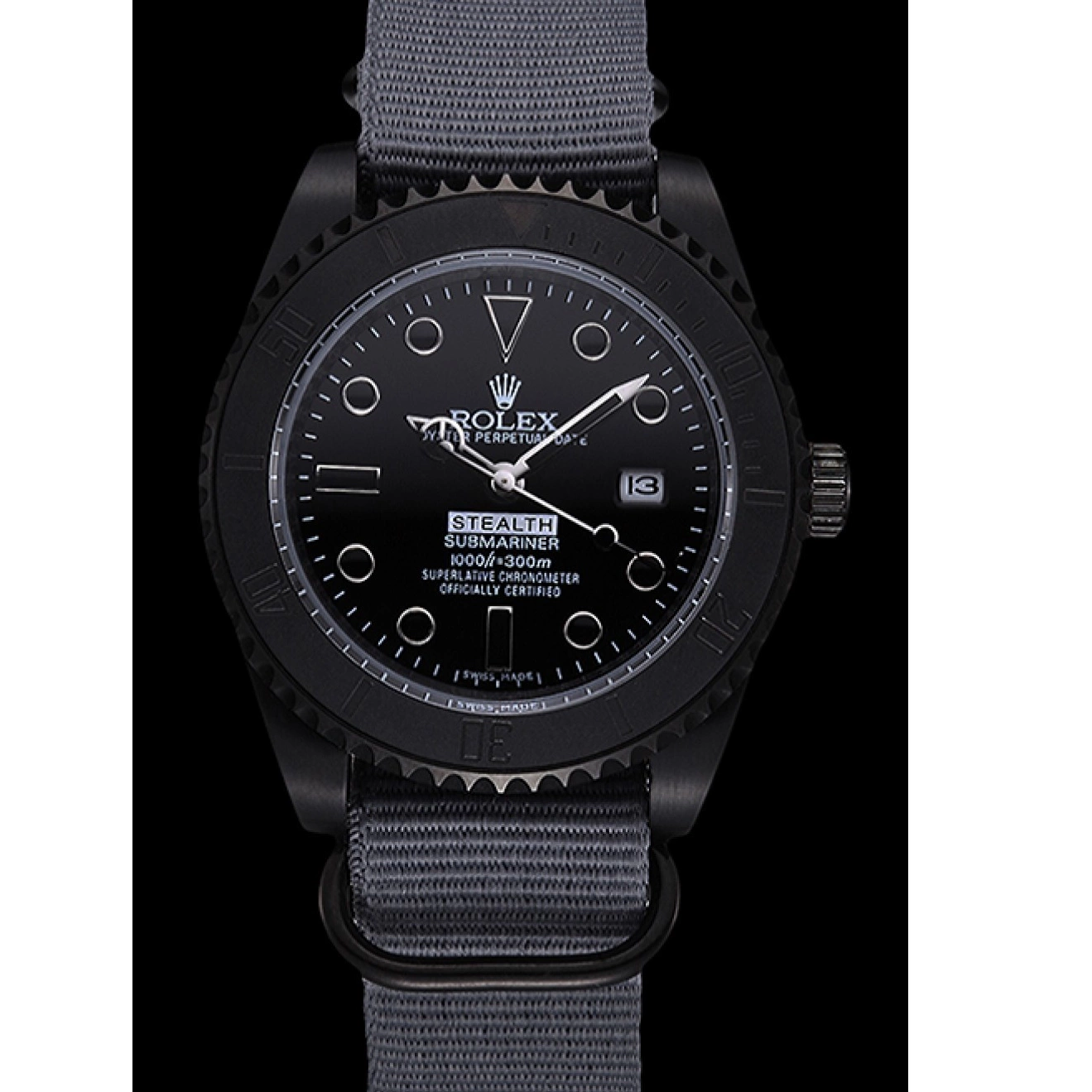 Aaa replica watch Black Stealth Rolex Submariner 621996 0620
